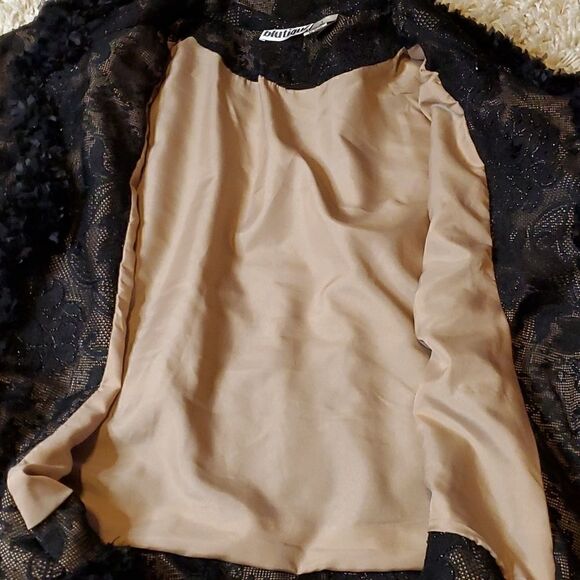 VINTAGE Blutique Black Beaded Jacket - Picture 8 of 11